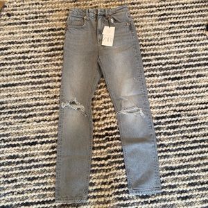 Zara light gray jeans